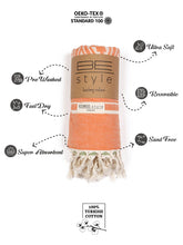 Load image into Gallery viewer, BORDER - Orange & Green